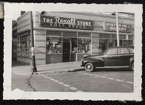 The Rexall Store Vose Drugs Broadway Digital Commonwealth