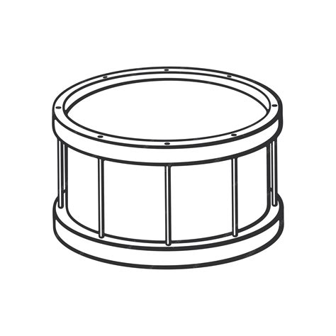 Premium Vector Hand Drawn Doodle Of Classic Drum Percussion Musical