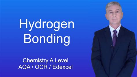 A Level Chemistry Revision Hydrogen Bonding Youtube