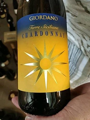 Giordano Chardonnay Terre Siciliane Vivino Australia