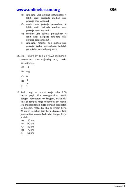 Latihan Soal Snmptn Matematika Dasar Pdf