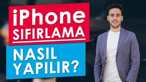 Iphone S F Rlama Format Atma Ve Telefonu Fabrika Ayarlar Na D Nd Rme