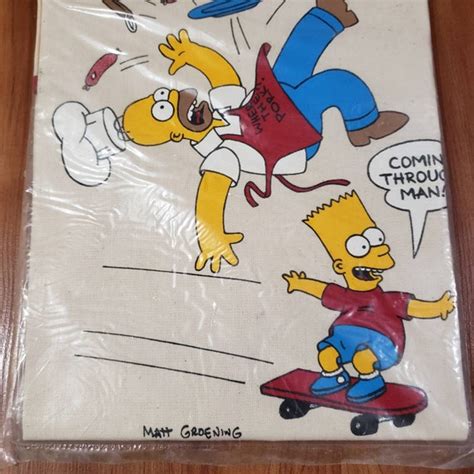 Vintage The Simpsons Homer Simpson summer BBQ Gourmet… - Gem