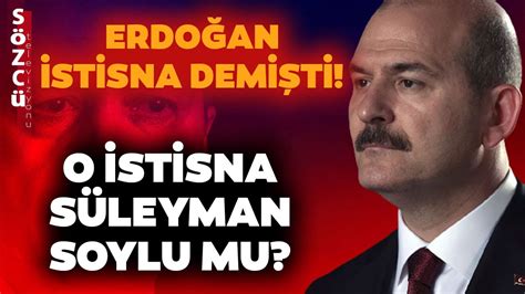 Bakanlara Dokunulmazlık Zırhı Erdoğanın İstisna Dediği Süleyman Soylu