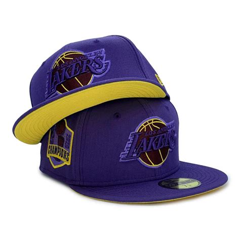 New Era Los Angeles Lakers Purpleyellow 2020 Champions 59fifty Fitted