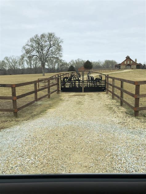 Farm Gates By Jdr Metal Art Custom Driveway Gates Iron Steel