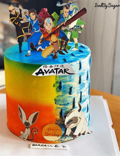 Avatar The Last Airbender Birthday Cake Ideas Images Pictures