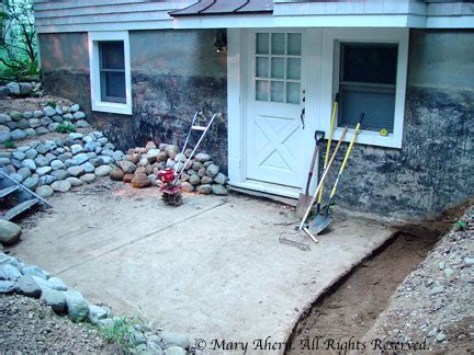 Step 8 - Building The Flat Stone Wall - The Garden Artist