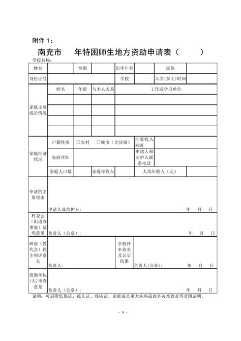 南充市教育局 南充市财政局关于用好地方政府专项资金做好济困助学工作的通知 四川省南充卫生学校