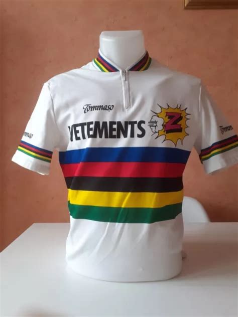 Maillot Tour De France Greg Lemond Z 1990 Champion Du Monde Eur 20000
