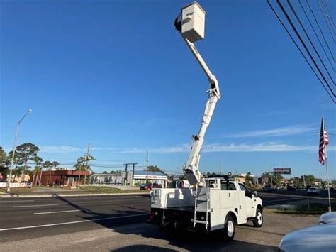 2001 Ford F550 V8 7 3 L Diesel 40ft Bucket Truck 114000 Miles Cars