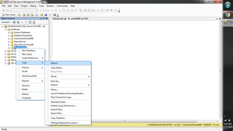 Jk Sql Server Blog How To Attach And Detach The Database In Sql Server