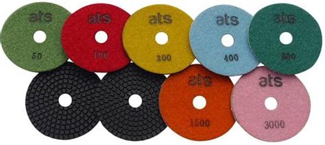 Ats Diamond Tools Premium Wet Diamond Polishing Pads