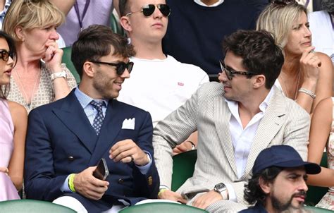 Formula 1 S Charles Leclerc Pierre Gasly Make Quick Wimbledon Pit