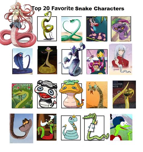 Top 20 Favorite Snakes By Purplelion12 On Deviantart