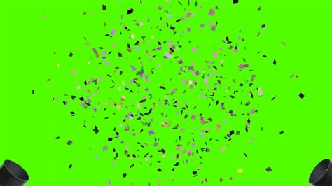 Fond Vert Confetti YouTube