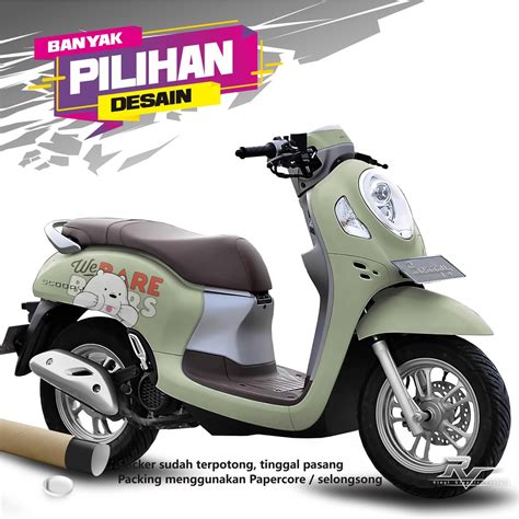 Jual Decal Sticker New Scoopy 2016 2022 Scoopy Fi Custom Full