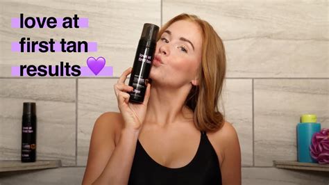 Love At First Tan Tutorial Results 💜 Btan Youtube