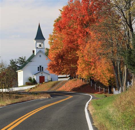 There S A Church In The Valley By The Wildwood By Fall In