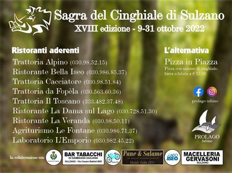 Sagra Del Cinghiale Di Sulzano