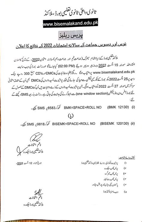 Ssc I And Ssc Ii Annual Result Bise Malakand