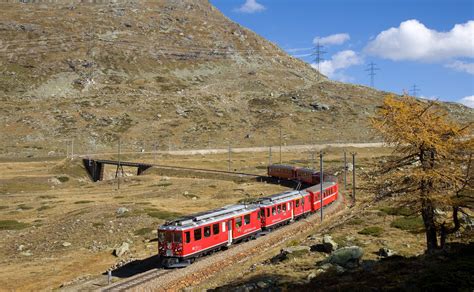 Abe Ii Der Rhb Zwischen Ospizio Bernina Und Bernina Lagalb