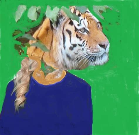 She Is A Tigress Xx Profil Tier Frau Tiger Von Colombia Kunstnet