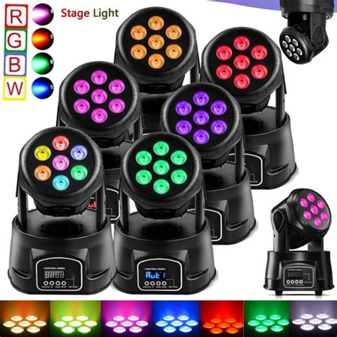 Efectos Luz Led Rgbw W Cabezal Movible L Ser Dj Luces Dmx Web Electro