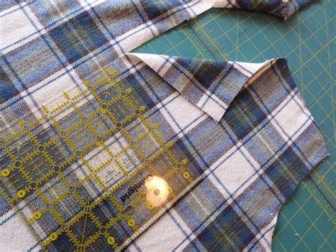 Flannel Shirt Sew A Long Cutting The Fabric And Applying Interfacing