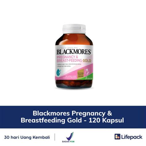 Blackmores Pregnancy Breastfeeding Gold 120 Kapsul LIFEPACK