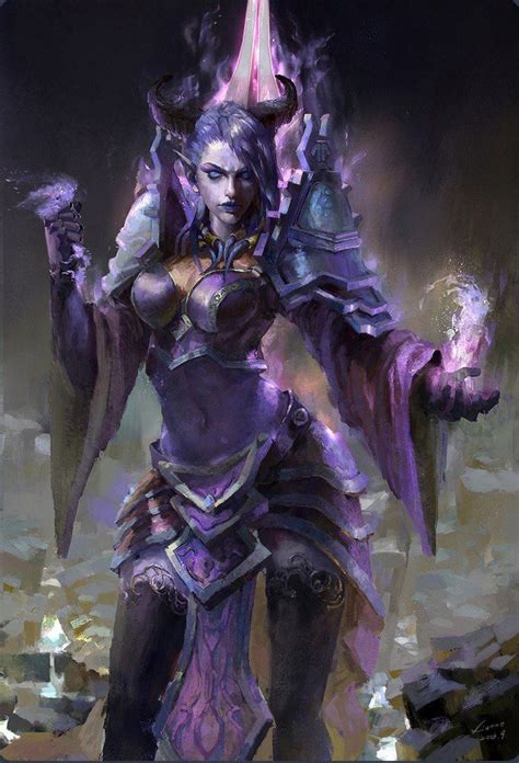 Новини Warcraft Art Draenei Mage World Of Warcraft