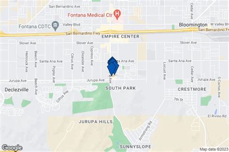 Kaiser Permanente Fontana Building Map