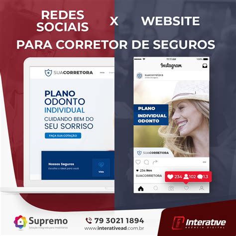 Redes Socias x Site Para Corretor de Seguros Entenda as diferenças de