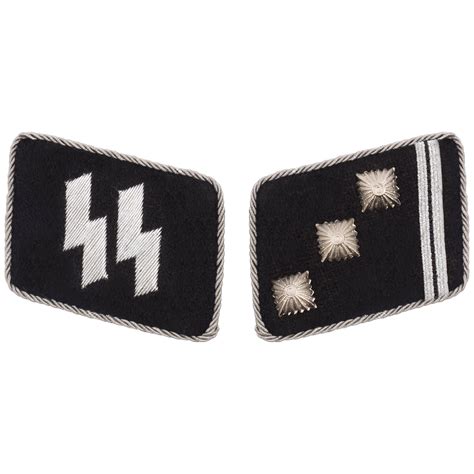 Ss Collar Tabs Obersturmführer Repro 1125 € Nestofpl