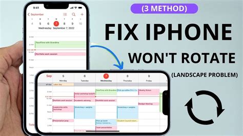 How To Fix Iphone Screen Wont Rotate Fixed Youtube