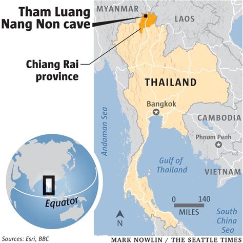 Thailand World Map Equator