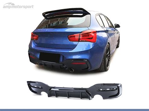 Difusor Traseiro Bmw Serie F Look M Performance Preto Brilho