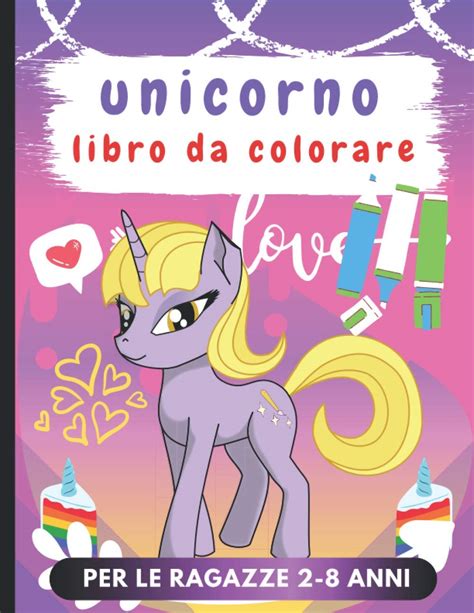 Buy Unicorno Libro Da Colorare Per Le Ragazze Libro Da Colorare