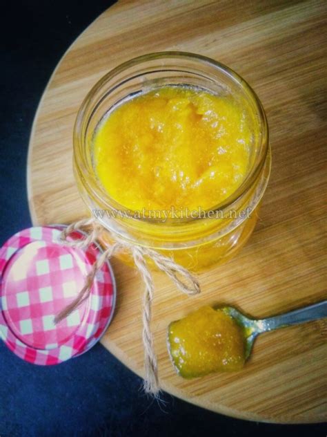 Homemade Mango Jam Recipehow To Make Easy Mango Jam 3 Ingredients Mango Jam Recipe At My Kitchen