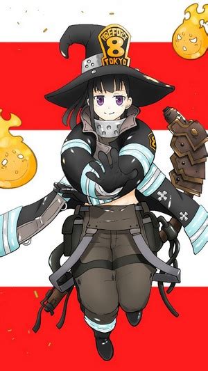 Fire Force Maki Oze Flames HD HD Phone Wallpaper Rare Gallery