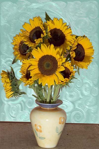 Van Gogh Effect Van Gogh S Sunflowers Photoshop Effect