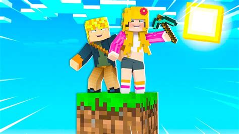 LOPERS E STEZINHA SOBREVIVENDO EM APENAS 1 BLOCO NO MINECRAFT YouTube