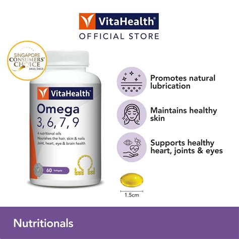 Vitahealth Omega 3 6 7 9 60 Soft Gels Woods Pharmacy