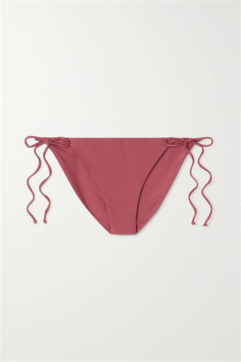 Jade Swim Net Sustain Ties Bikini Briefs Red Shopstyle