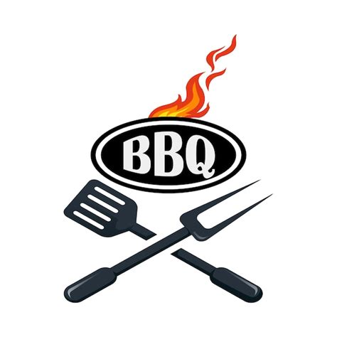 Premium Vector Barbecue Logo With Bbq Logotype And Fire Concept In