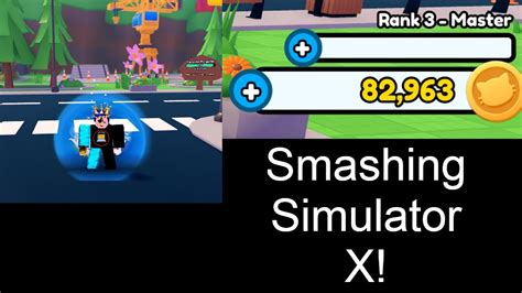 I Am The Master Smasher Roblox Smashing Simulator X Youtube