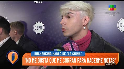 América TV on Twitter Rusherking habló de su relación con La China