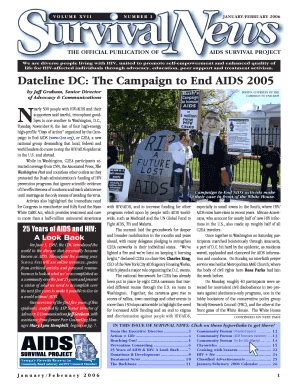 Fillable Online Aids Survival Project Fax Email Print Pdffiller