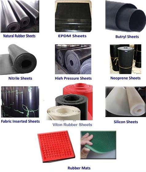 types  rubbers