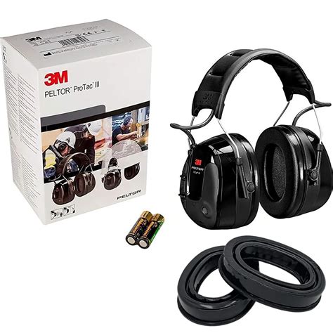 3m Peltor Protac Iii Gel Silicone Casque Antibruit électronique